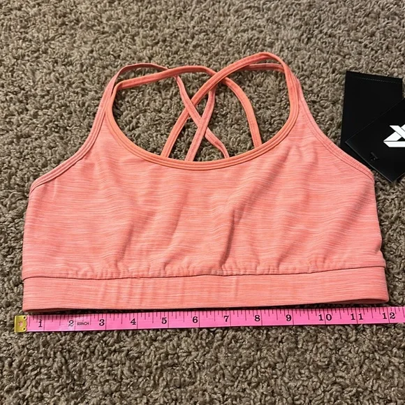 NWT Women's Coral Sports Bra - Picture 6 of 7